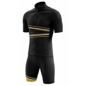 Custom Plus Size High Quality <b>Cycling</b> Uniform Set for Unisex Breathable Quick Dry Eco-Friendly Polyester Jersey <b>Padded</b> <b>Shorts</b> - Product Image 4