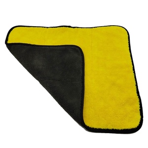 Panno per la pulizia dell'autolavaggio 800 <span class=keywords><strong>salviette</strong></span> a <span class=keywords><strong>doppio</strong></span> colore Gsm addensare i dettagli di asciugatura per auto stracci asciugamano in microfibra 1200Gsm - Product Image 5