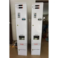 Mini machine de changement/changeur de poussoir de pièce de monnaie de LED pour la vente de chaise de massage de blanchisserie pour des jetons de facture et de pièce de monnaie