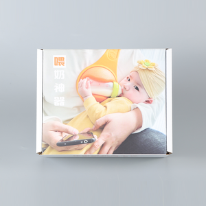 定制标志黑色个性化电子商务纸板纸拉链包装盒袋瓦楞纸箱带标志-购买 - Product Image 4