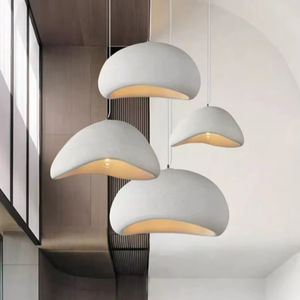 Wabi-sabi stile cloud sala da pranzo cucina isola <span class=keywords><strong>lampada</strong></span> a sospensione personalizzato creativo camera da letto lampade a sospensione - Product Image 6