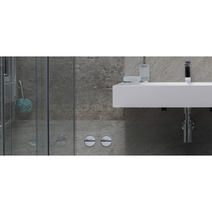 วาล์วควบคุมติดผนังภายในสีเงิน TECO - Product Image 2