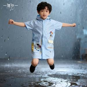 Jaqueta de Chuva TPV com Padrão Personalizado para Crianças, Equipamento de Chuva Leve e Respirável para Atividades ao Ar Livre - Product Image 2