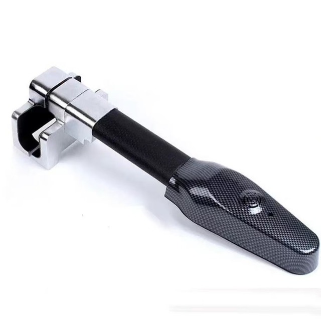 Universal Retractable Anti-Theft Security Alarm Lock Car Steering Wheel T-Locks Main Material Steel Safety Protection