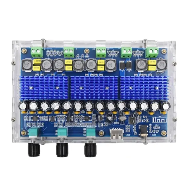 Xh-a310 4 kanal 50wx2 + 100wx2 çift bas Subwoofer Amp modülü 5.0 Digital dijital güç amplifikatörü kurulu