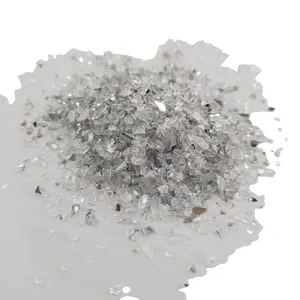 공예 용 재활용 깔린 유리 거울 흰색 코팅 칩