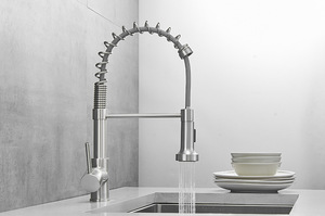 Смеситель кухонный латунный с одной ручкой - Product Image 6
