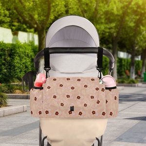 Sac de rangement pour poussette, organisateur de couches pour bébé, motif floral Hau personnalisé Hawaï, durable et léger - Product Image 5