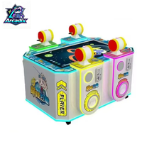 Machine de jeu de pêche pour enfants à 4 joueurs, à monnayeur, simulateur de pêche d'intérieur en métal, vente en gros