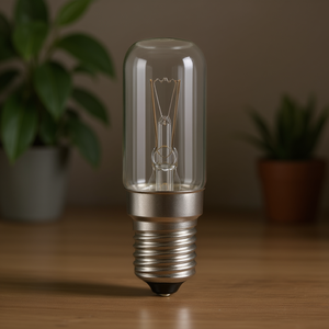 Bombilla Incandescente Tubular E14 25W 220-240V de Vidrio Transparente para Uso en Interiores - Product Image 3