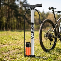 Bike Pump Bike Tire Pumps Inflator High Pressure 160PSI Bicycle Floor Pump for Road Bike Car MTB Sports Balls