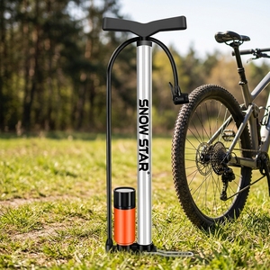 Bomba de Bicicleta, Inflador de Neumáticos de Bicicleta de Alta Presión 160PSI, Bomba de Piso para Bicicleta de Carretera, Coche, MTB, Balones Deportivos - Product Image 1