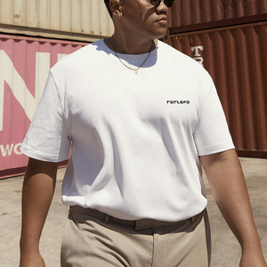 Men Plus Size Solid <b>White</b> Crew Neck T Shirt Basic Short Sleeve Casual Relaxed Fit <b>Plain</b> <b>Tee</b> For Daily Wear - Product Image 5