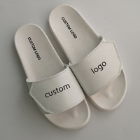 Chaussons personnalisés confortables et décontractés à lanières ajustables pour hommes, tongs blanches vierges personnalisables pour hommes