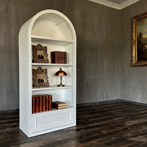 Tùy chỉnh cổ điển rắn gỗ mỹ ánh sáng sang trọng cong tủ trưng bày trẻ em hiện đại của Tủ sách cho phòng khách - Product Image 2