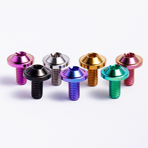 Tùy chỉnh Hợp kim Titan GR5 đĩa bu lông xe máy xe CNC Hex mặt bích/vận chuyển/Hex Bu lông đầu 16mm 25mm chiều dài ISO GB hộp - Product Image 4