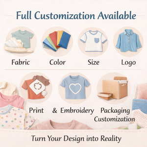 Ensemble de vêtements pour garçons, chemise blanche à <span class=keywords><strong>col</strong></span> Peter Pan en coton personnalisé pour bébé garçon et short à bretelles rayé bleu clair - Product Image 5