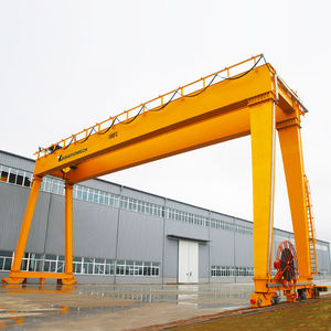 رافعات متحركة مطاطية على الطراز الأوروبي 40 طن (<span class=keywords><strong>RTG</strong></span>) لكفاءة مناولة البضائع رافعة جسرية مزدوجة العارضة - Product Image 1