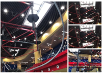 Kit d'équipement de parcours tyrolienne en acier personnalisé pour adultes et enfants intérieur/extérieur parc d'attractions parc d'attractions aire de jeux