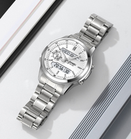 Montres de luxe abordables SKMEI hautement recommandées pour hommes, double mouvement, étanches 3 ATM, prix raisonnable, Reloges, cadeau de fête