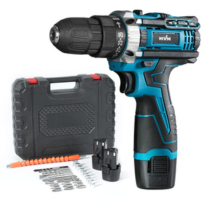 <strong>Cordless</strong> <strong>Battery</strong> Operated Mini Impact <strong>Drill</strong> 30mm Keyless 1/2 Chuck Two-Speed Professional Grade Compact OEM <strong>12V</strong> Electric Tool - Product Image 1