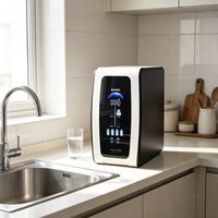 Purificateur d'eau RO à 6 étapes certifié NSF CE ROHS, réservoir interne de 2,5 gallons, utilisation domestique, affichage TDS intelligent en plastique, efficacité PFAS