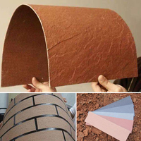 Carreaux souples en porcelaine, carreaux flexibles à surface douce, carreaux modernes de petite taille pour murs de villas extérieurs