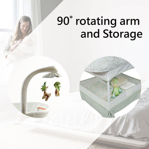 Cuna Moderna de Acero para Bebé a Bajo Precio con Función de Balanceo, Cuna Eléctrica para Dormitorio, Viajes y Hogar - Product Image 5