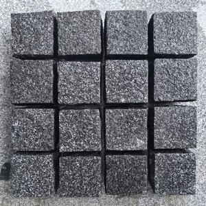 <span class=keywords><strong>Cubo</strong></span> de Granito Gris Oscuro Flameado de Alta Calidad para Pavimentación de Calzadas y Plazas, Moderno y Ecológico para Exteriores - Product Image 3