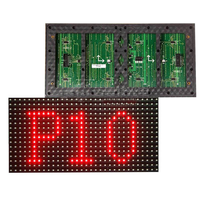 Module d'affichage LED P10 étanche de haute qualité, 32x16 points, écran blanc unique pour la publicité extérieure