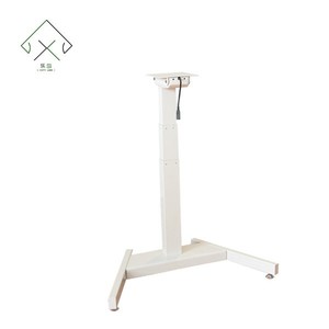 2 Persona Simple Motor de acero inoxidable autónomo levantar y motorizado a casa y oficina de altura ajustable MESA DE - Product Image 3