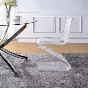 <span class=keywords><strong>Chaise</strong></span> <span class=keywords><strong>de</strong></span> table à manger <span class=keywords><strong>en</strong></span> <span class=keywords><strong>plexiglas</strong></span> Chaises Z modernes <span class=keywords><strong>en</strong></span> porte-à-faux <span class=keywords><strong>en</strong></span> acrylique Lucite bleu <span class=keywords><strong>Chaise</strong></span> <span class=keywords><strong>de</strong></span> style Z - Product Image 5
