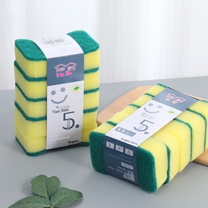 Hoogwaardige ecovriendelijke sponsjes voor het schoonmaken van de keuken, krasvrije afwasborstels, 500%-750% waterabsorptie, 3cm - Product Image 4