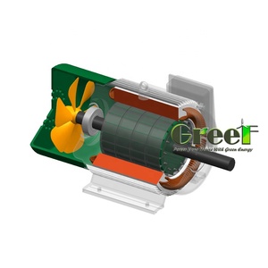 เครื่องกำเนิดไฟฟ้าแม่เหล็ก Greef Energy 15KW รอบต่ำ, 15kW Pmg - Product Image 1