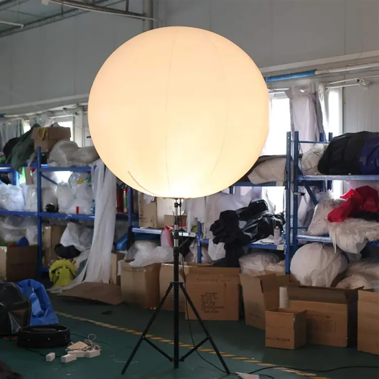 विज्ञापन मेलों प्रदर्शन घटना के लिए Inflatable गुब्बारा एलईडी तिपाई गुब्बारा प्रकाश प्रदर्शनियों पार्टी सजावट