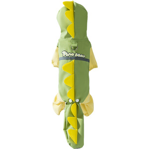 Impermeable para Perros de Cuatro Patas con Diseño Tridimensional de Cola de Dinosaurio para Razas Medianas y Grandes, Golden Retrievers, Invierno - Product Image 4