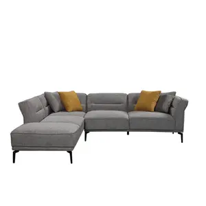 2024 Новое поступление мебель для гостиной секционный современный подголовник Регулируемый L-образный диван набор