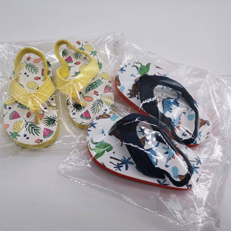 Toddler Kids Girls Boys Flip Flops Summer Children Flip Flops with Back Strap Slippers
