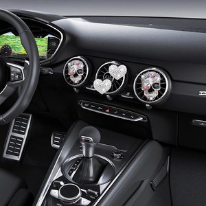 Ambientadores de cabeza de fantasma sólido Colonia <span class=keywords><strong>Perfume</strong></span> de coche de Halloween Clip de ventilación aroma calavera colgante adornos Clip de ventilación difusor - Product Image 6
