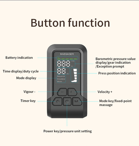 Système de soutien postural portable ES-M66 personnalisé avec 5 ensembles d'airbags, télécommande sans fil rechargeable pour massage des jambes - Product Image 6