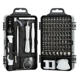 Multipurpose clock, watch, mobile phone disassembly repair screwdriver, tool 115 in 1 carbon steel screwdriver set