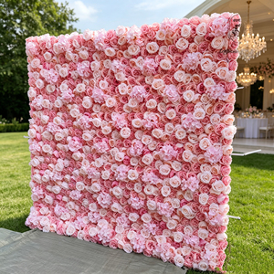 Panel de Flores Mixtas Estilo Boho, Excelente para Bodas Bohemias, Reuniones al Aire Libre en Jardines y Decoración de Porches - Product Image 6