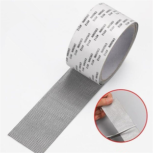 Ruban adhésif acrylique thermofusible simple face en fibre de verre imperméable pour la réparation de moustiquaires de fenêtres et de portes - Product Image 5
