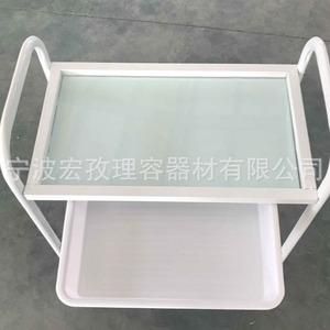 Hongzi Salon <b>Trolley</b> 3 Tier Stainless Steel Mobile Storage Rack For Hairdressing Salon Equipment With 4 Wheels Easy <b>Moving</b> - Product Image 4