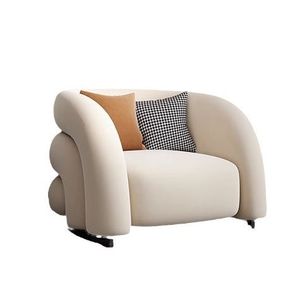 Poltrona Singola Moderna di Lusso per Soggiorno, Camera da Letto, Balcone, Colore Sfumato, Stile Nordico Semplice e Casual per Uso Internet - Product Image 5