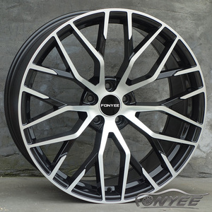 Jantes de voiture Fonyee Original 21 pouces 21x9.5 5x112 CB 66.45 5 trous Huecos Mag Aluminium pour <span class=keywords><strong>Audi</strong></span> VW - Product Image 2