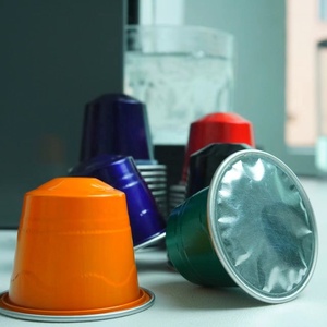 Máquina de cápsulas de café de papel de aluminio portátil de alta calidad desechable con tapa para uso comercial - Product Image 3