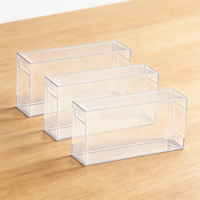Boîte de présentation en plastique pour collection Ultra Premium 151 UPC avec matériaux recyclés, design personnalisable en PET, boîtes en acétate