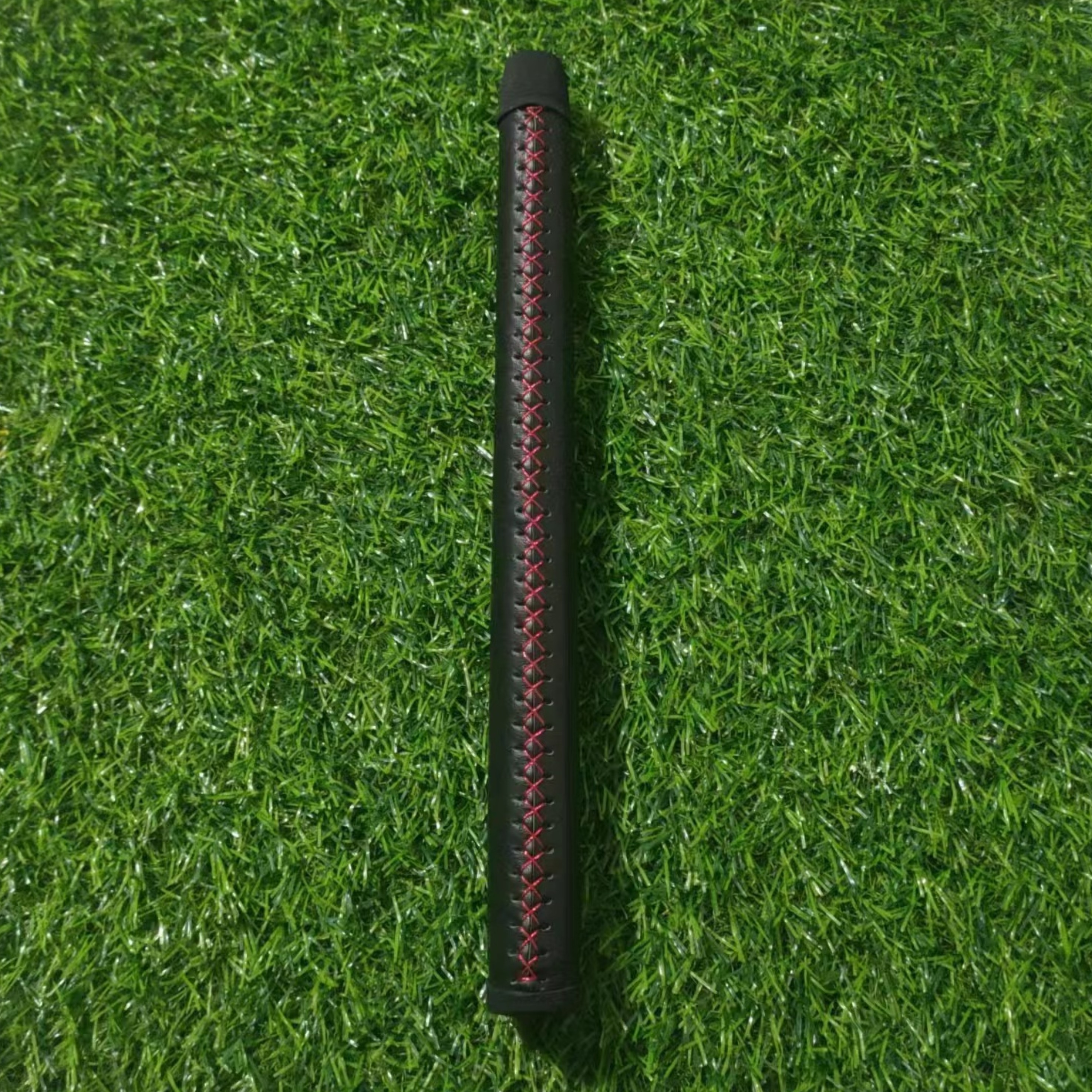 Factory custom logo black PU leather putter grip
