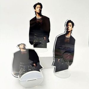 Hot Stock Kpop Character Standing <b>Card</b> Acrylic Display Rack Small <b>Card</b> Picture Frame Plastic Desktop Gift Rack for <b>Table</b> Use - Product Image 1